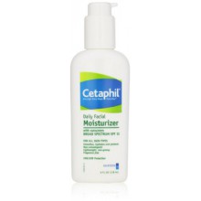 Cetaphil libre de fragancia diarias crema hidratante facial, SPF 15, botellas de 4 onzas (paquete de 2)