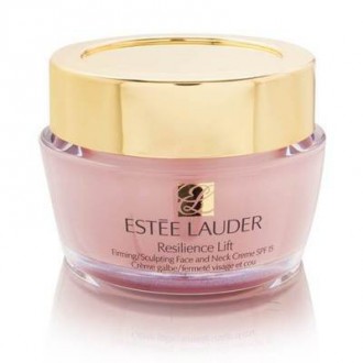 Estee Lauder Resilience Lift Reafirmante / Esculpidora Cuello SPF 15 para Normal / Mixta 0,5 onza