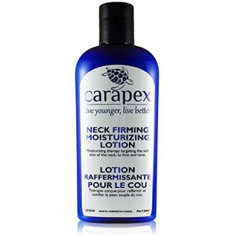 Carapex Neck Lotion raffermissante, anti-vieillissement, Serrage, levage Crème pour la peau d'âge mûr, Affaissement avec des ing