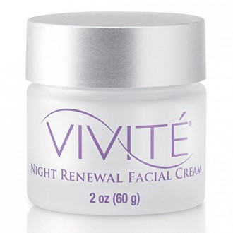 Vivite Night Renewal Facial Cream, 2 Ounce