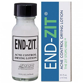 End-zit Acné Contrôle de séchage Lotion, non teinté, 0,5 Ounce