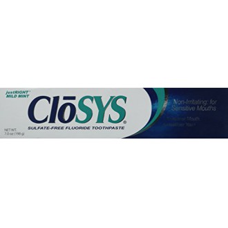 Closys Pasta de Dientes Fluor, Suave menta, 7 onza