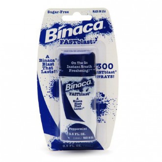 Binaca Fastblast Breath Spray Peppermint-0.5 fl. oz. (6 Pack)