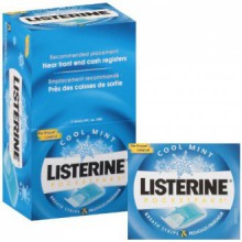 Listerine bolsillo Paks tiras para el aliento Oral Care (Cool Mint), mata los gérmenes de Aliento Fresco - 12 paquetes (24 tiras