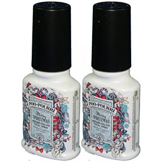 Poo Pourri Merry Spritzmas Avant de partir Vaporiser 2 oz - Pack 2