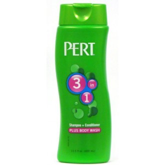 Pert Plus 3-in-1 Shampoo + Conditioner + Body Wash 13.5 Oz (Pack of 3)