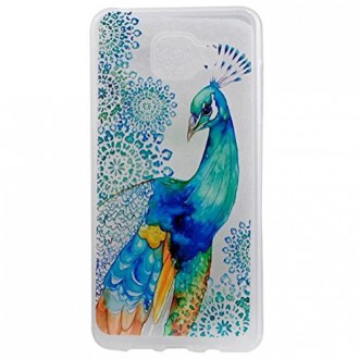 S7 Bord Case, UCLL Peacock Slim Design flexible Couverture mignonne pour Samsung Galaxy S7 Bord