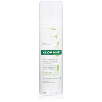 Klorane Shampooing sec avec du lait d'avoine - Tous les types de cheveux, 3,2 oz