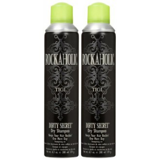 TIGI Rockaholic sale secret Shampooing sec, 6,3 oz 2 pk