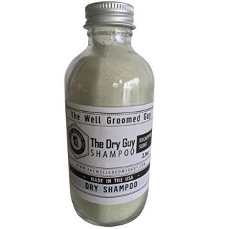 Shampooing sec Hair For Men By The Well Groomed Guy - Qualité Premium, huile Dépose Formule naturelle - Eucalyptus Parfum frais 