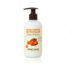 Ramita todo natural, hipoalergénico acondicionado Detangler con una mezcla de mandarina, limón y romero, feliz