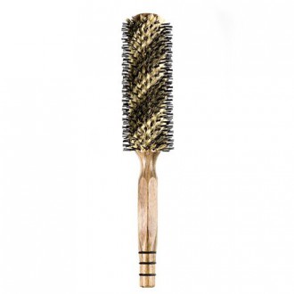 Elfina Boar Bristle Hair Brush, Peigne ronde pour le curling et Styling, 2 tailles disponibles --- L