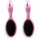 Beauticom (Quantité: 2 Pieces) Amazing démêlant Wet &amp; Dry Hair Brush Flexible SOIES Aucune douleur Non Tangle Detangle Peign